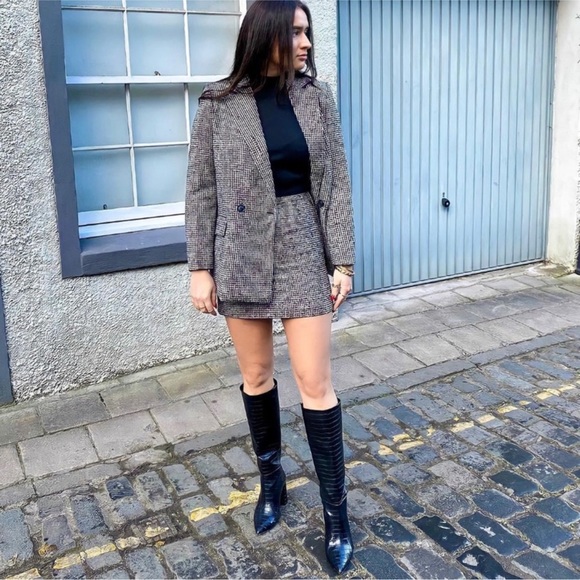 NWOT H&M Crocodile Patterned Faux Leather Boots 36 - Picture 5 of 10